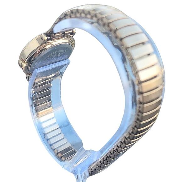 Timex Women's Watch Gold Tone Stainless Steel Flex Band 22mm Quartz TA8 - Picture 3 of 5